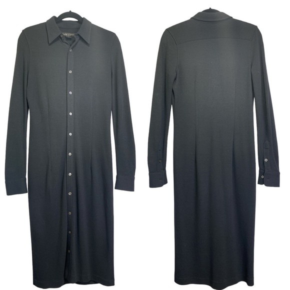 Ralph‎ Lauren Black Label Midi Shirt Dress - Picture 1 of 4